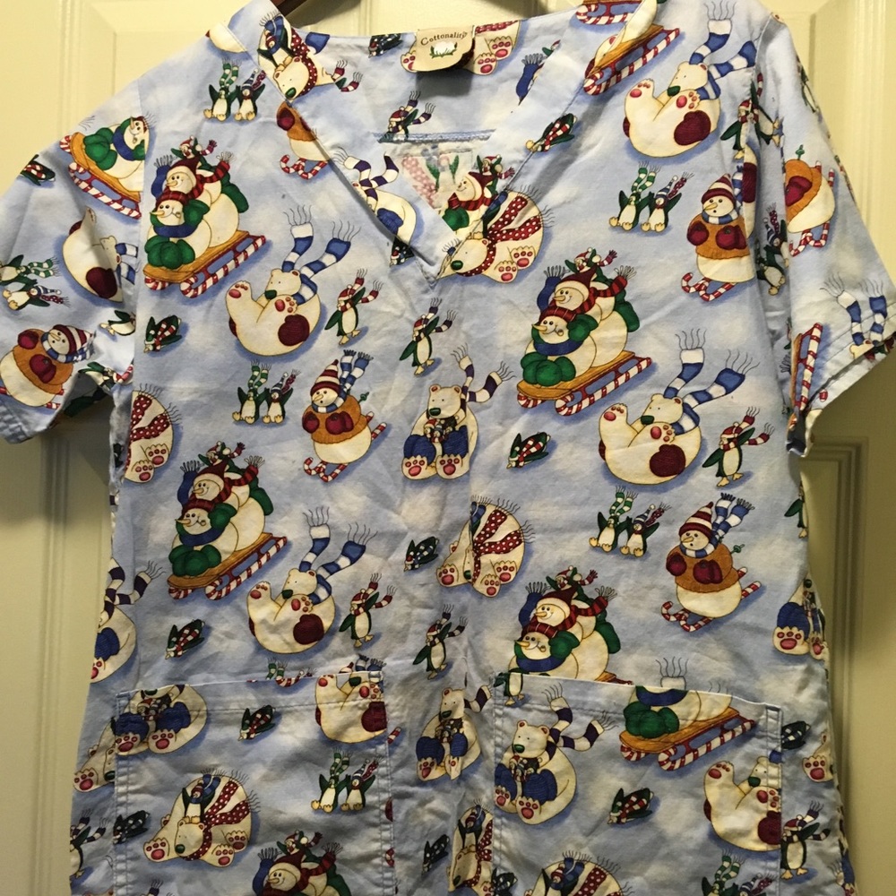 🔥b1g1🔥holiday smock